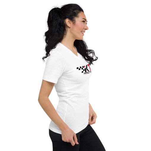 Ladies Short Sleeve V-Neck T-Shirt - Image 7